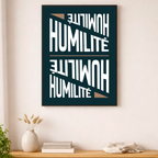 Affiche contemporaine "Humilité"