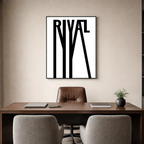 Affiche contemporaine "Rival"