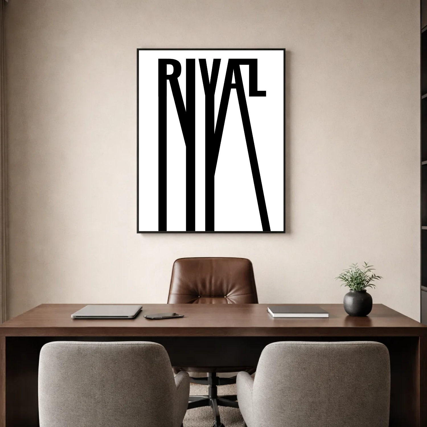 Affiche contemporaine "Rival"