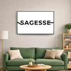 Affiche contemporaine "Sagesse"