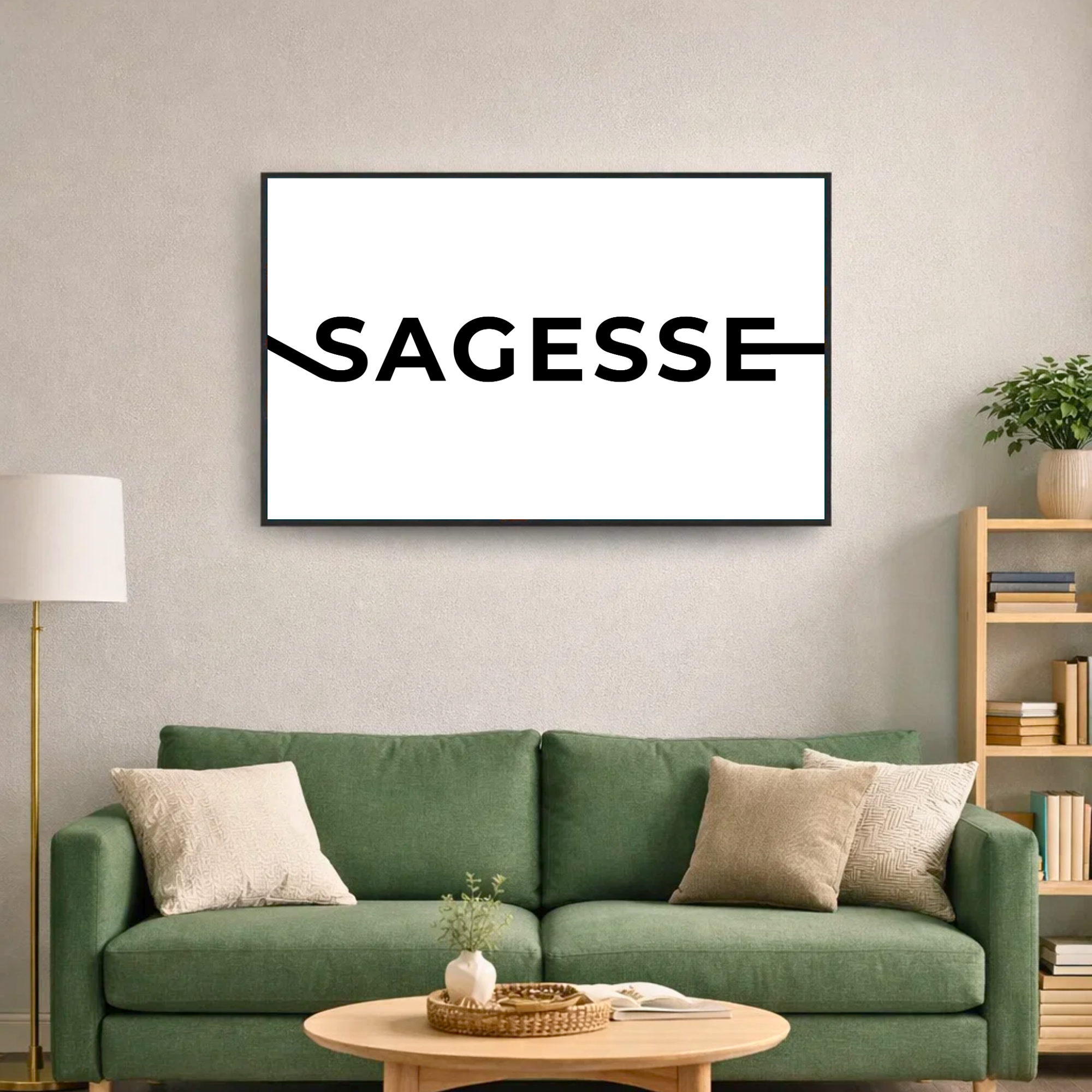 Affiche contemporaine "Sagesse"