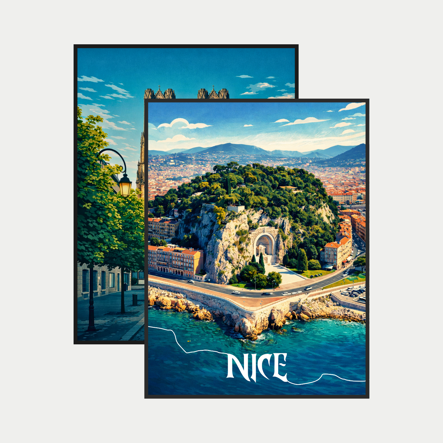 PACK 9 / Villes françaises "Reims & Nice"
