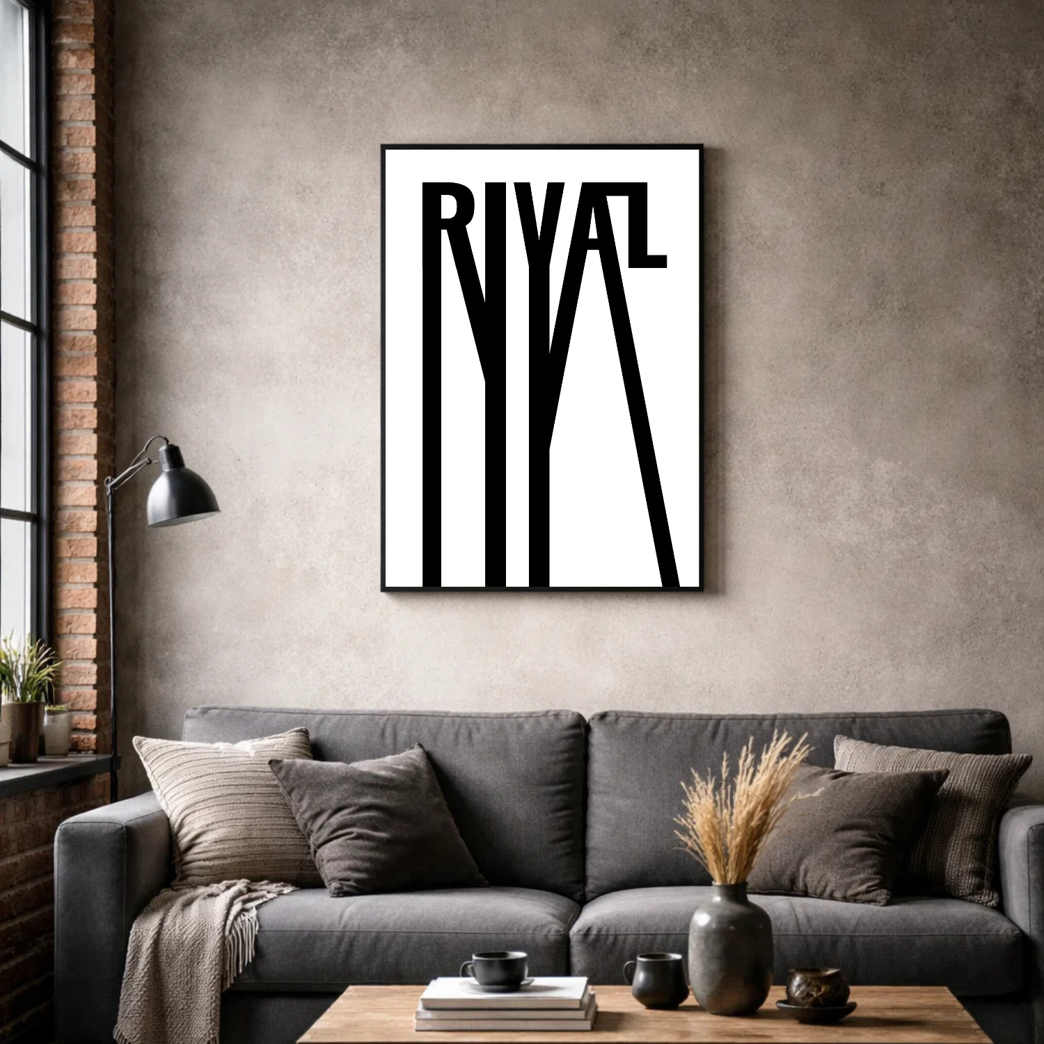 Affiche contemporaine "Rival"