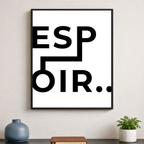 Affiche contemporaine "Espoir"