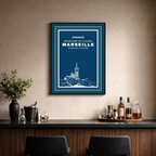 Décoration Affiche "Notre-Dame de la Garde contemporaine"