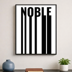 Affiche contemporaine "Noble"