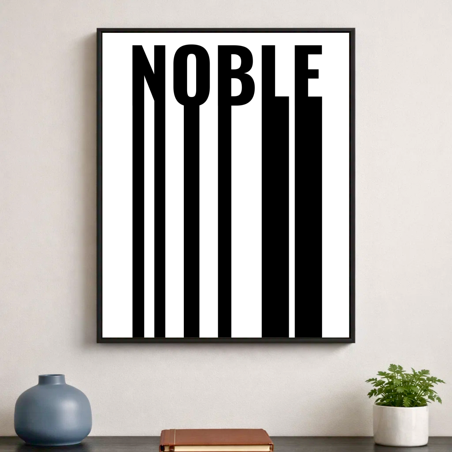 Affiche contemporaine "Noble"