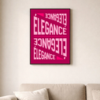 Affiche contemporaine "Élégance"