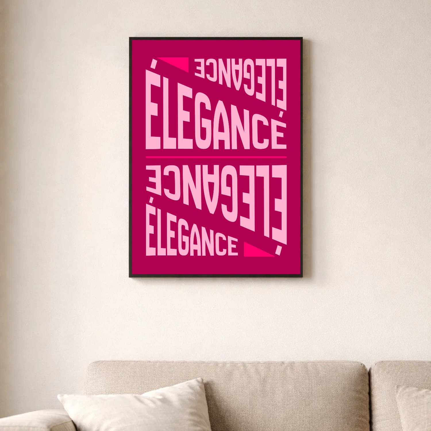 Affiche contemporaine "Élégance"