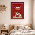 Affiche "Place Bellecour contemporaine"