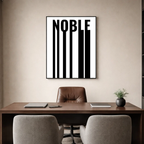 Affiche contemporaine "Noble"