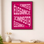 Affiche contemporaine "Élégance"
