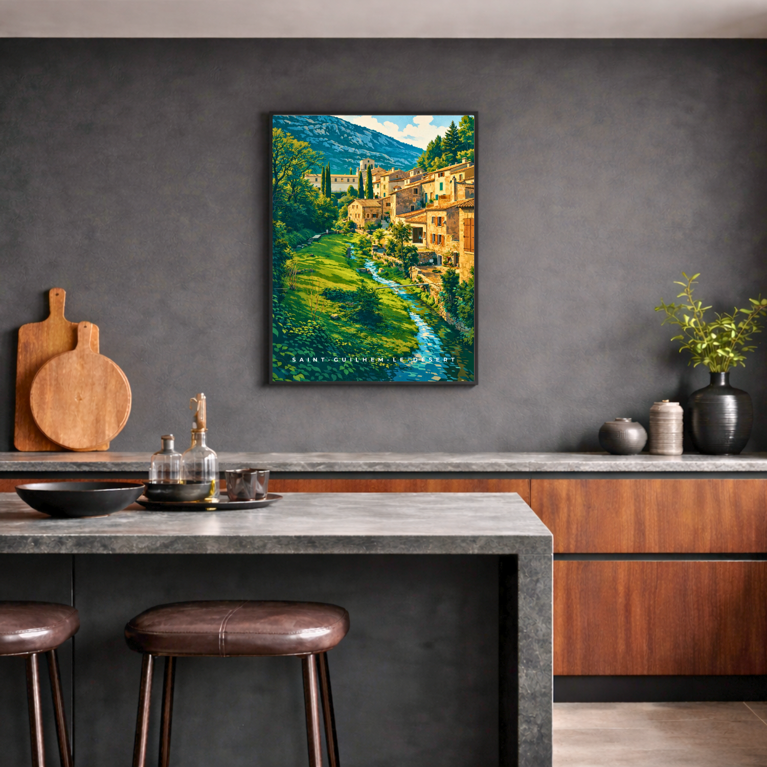 Affiche Saint-Guilhem-le-Désert