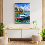 Affiche "Reflets marins"