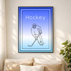 Affiche "Hockey"