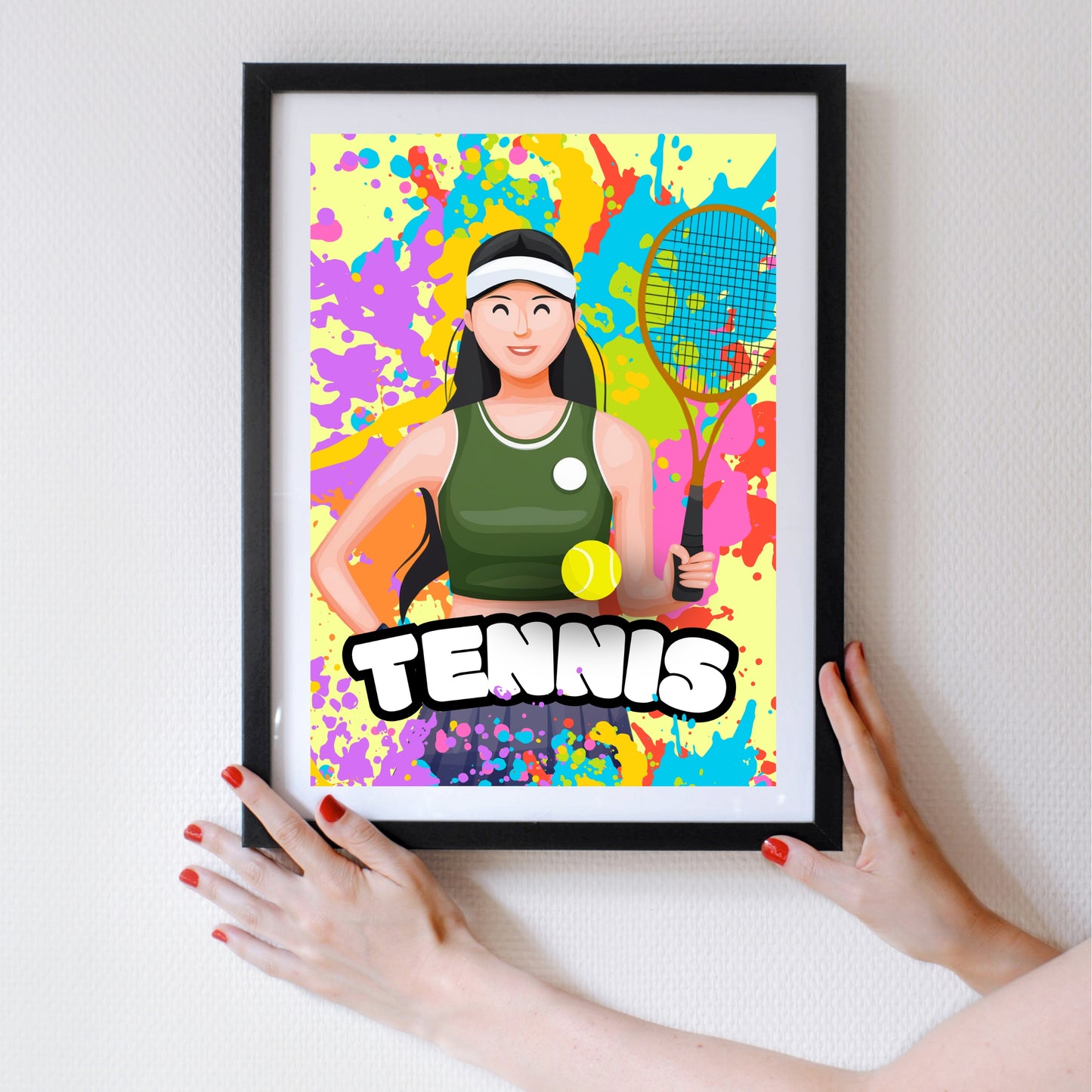 Affiche "Tennis Time"