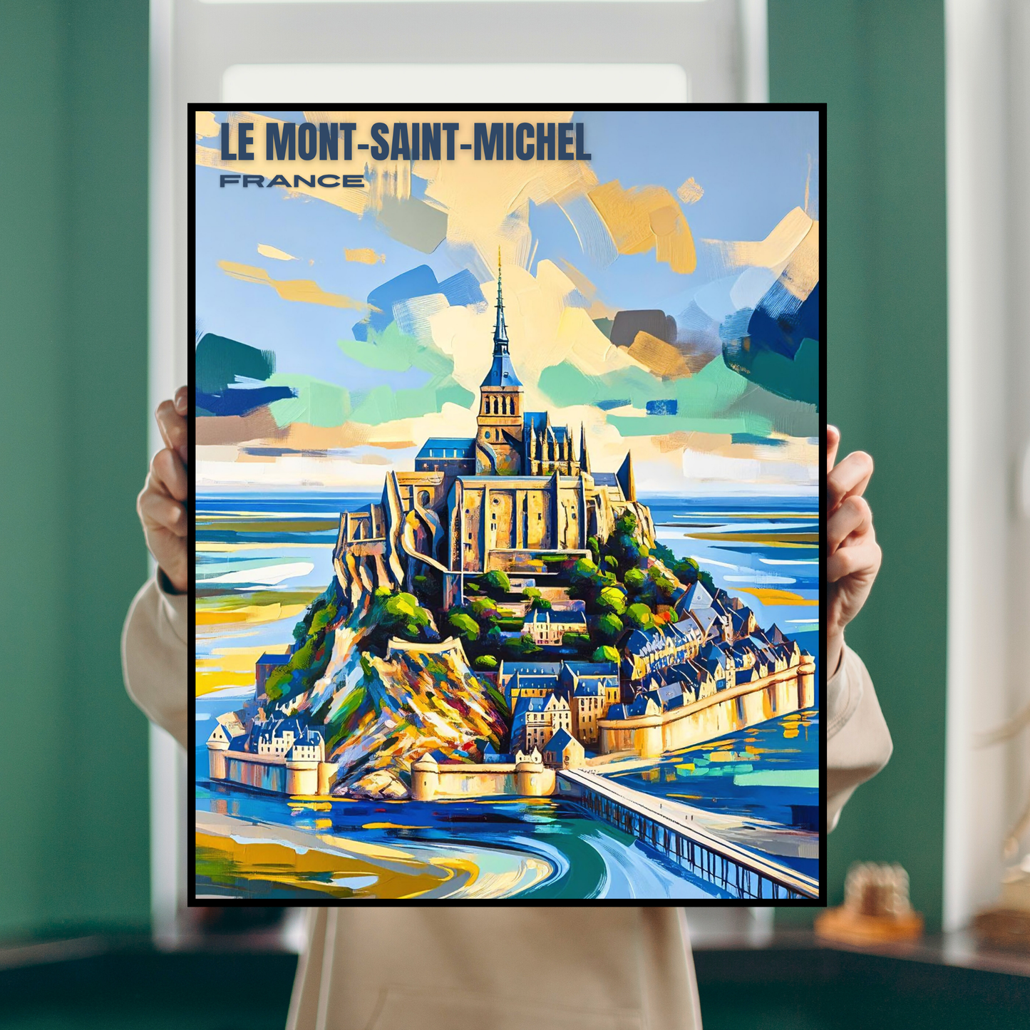 Affiche "Le Mont-Saint-Michel - France"