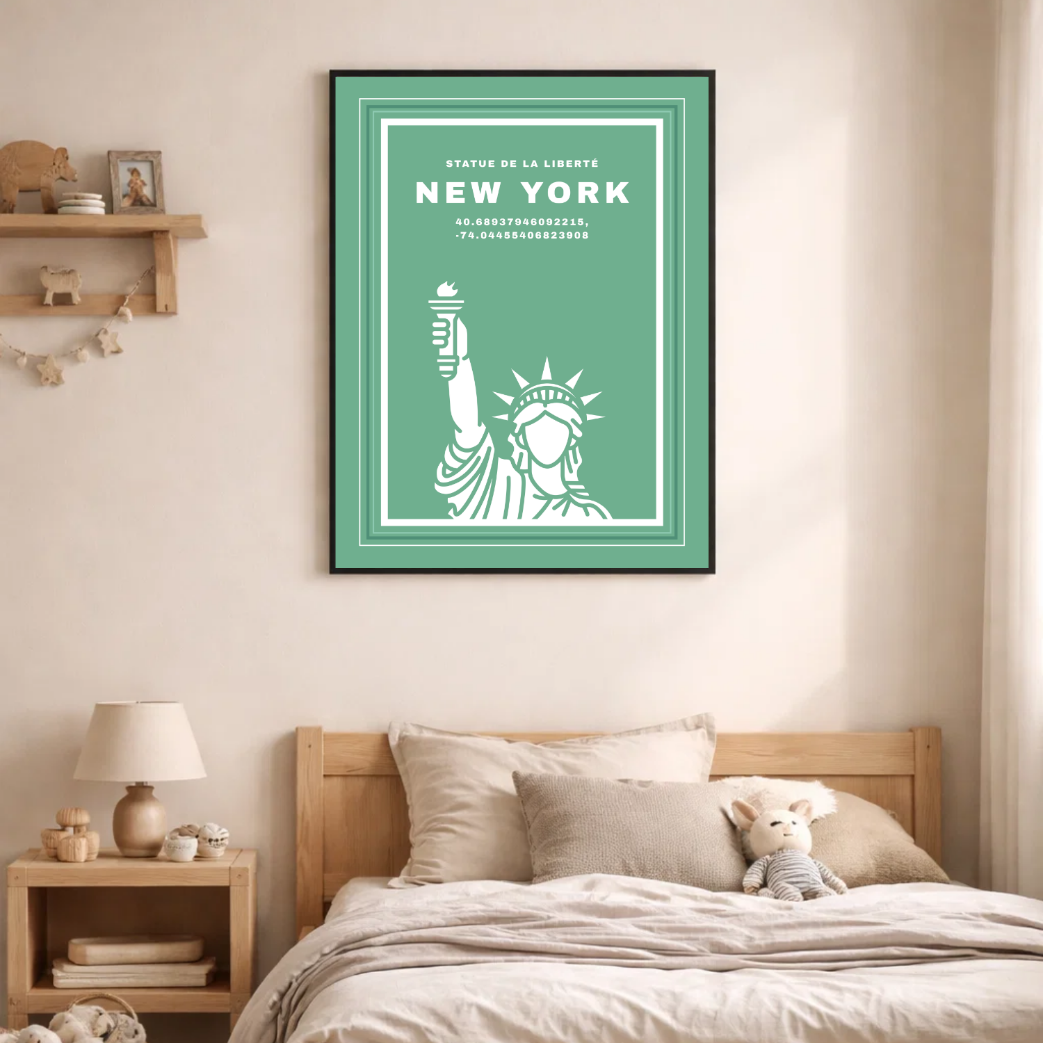 Affiche "Statue de la Liberté contemporaine"