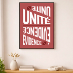 Affiche contemporaine "Unité"