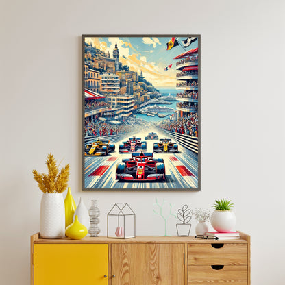 Affiche "Grand prix de Monaco"