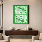 Affiche "Renaissance" contemporaine