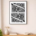 Affiche contemporaine "Transmission"