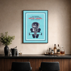 Affiche "Snow Angel contemporain"