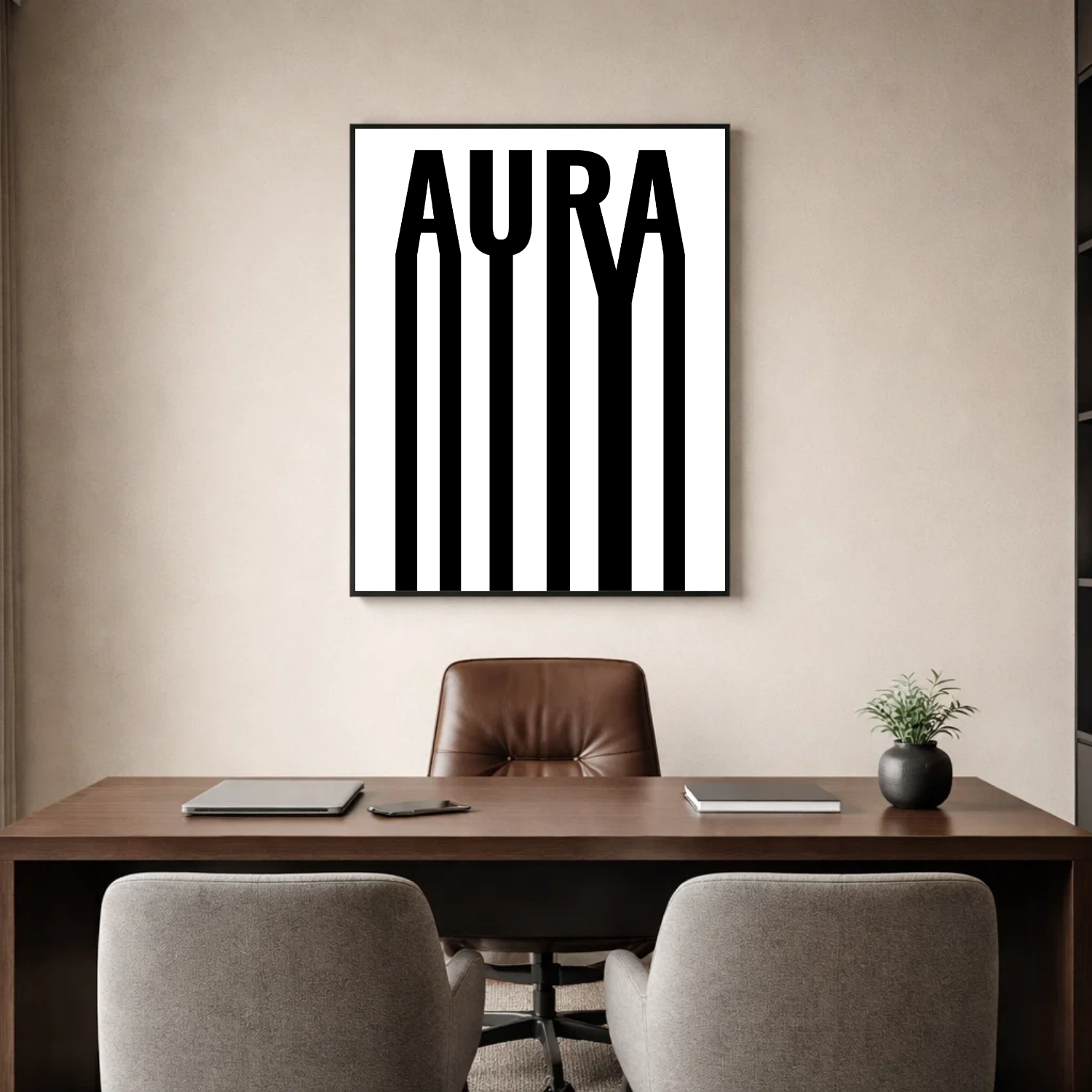 Affiche contemporaine "Aura"