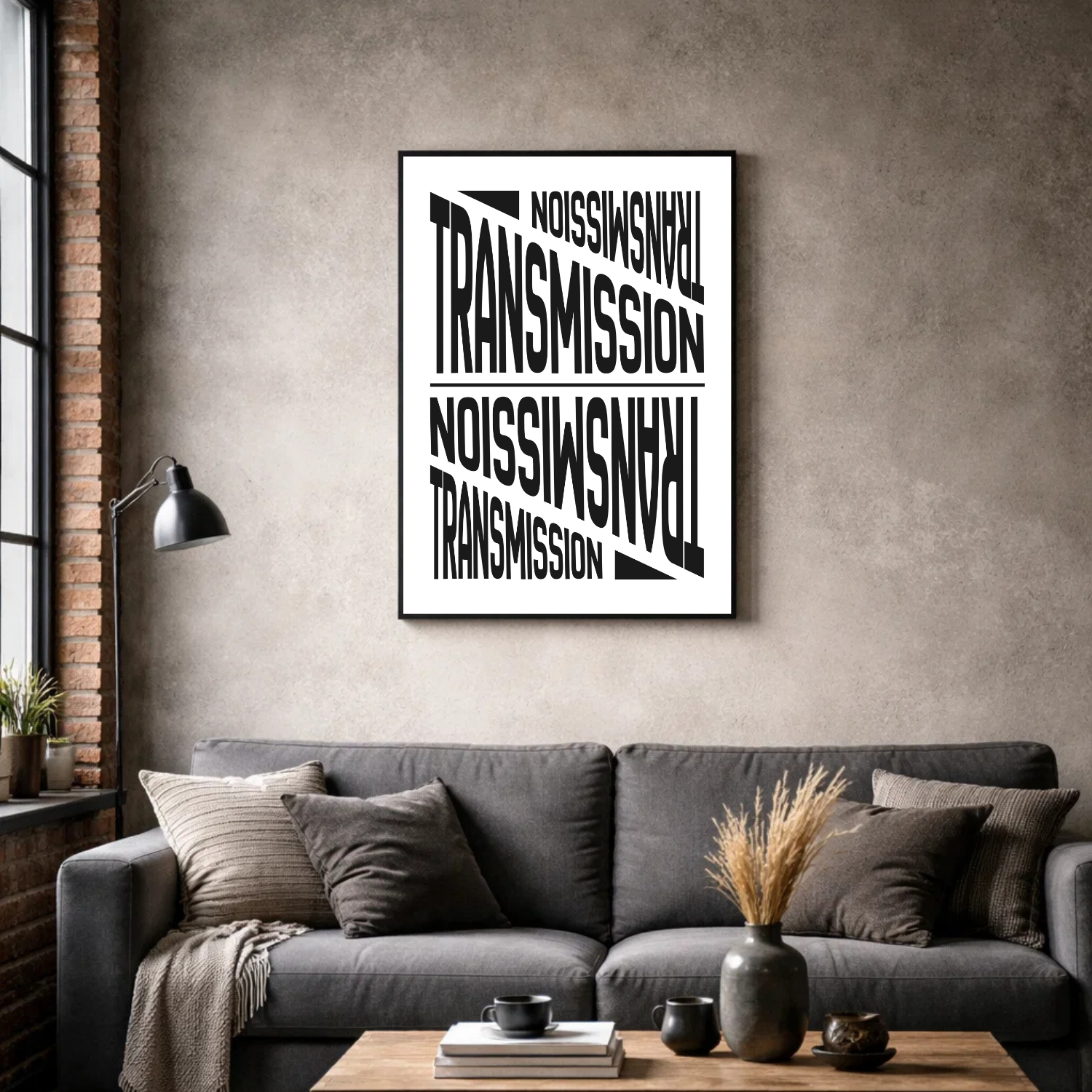 Affiche contemporaine "Transmission"