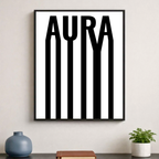 Affiche contemporaine "Aura"