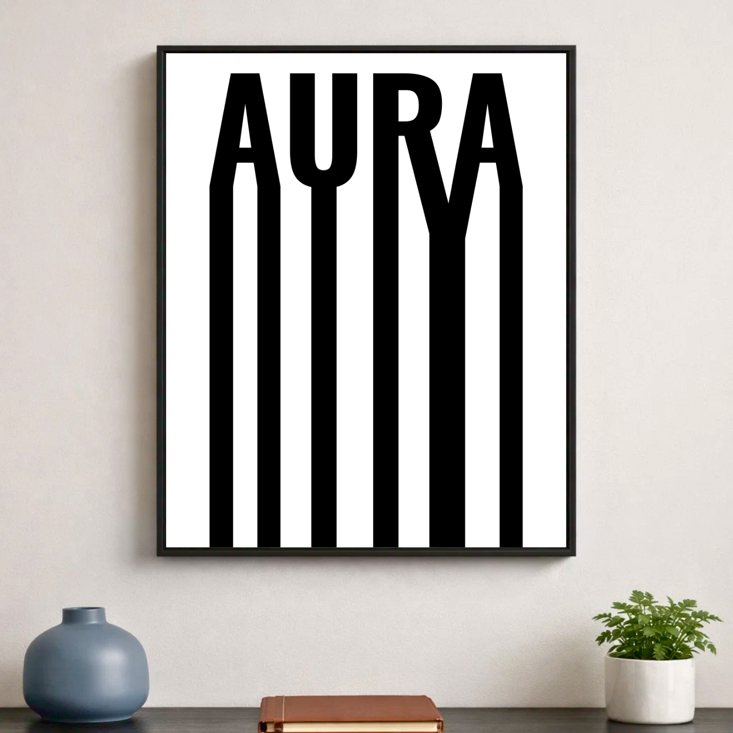 Affiche contemporaine "Aura"