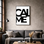 Affiche contemporaine "Calme"