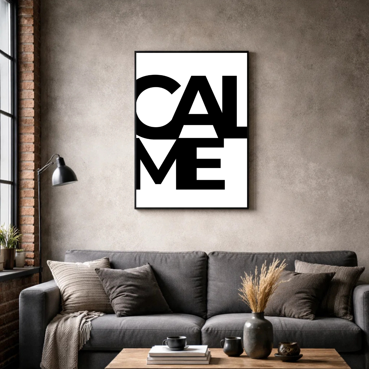 Affiche contemporaine "Calme"