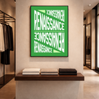 Affiche "Renaissance" contemporaine