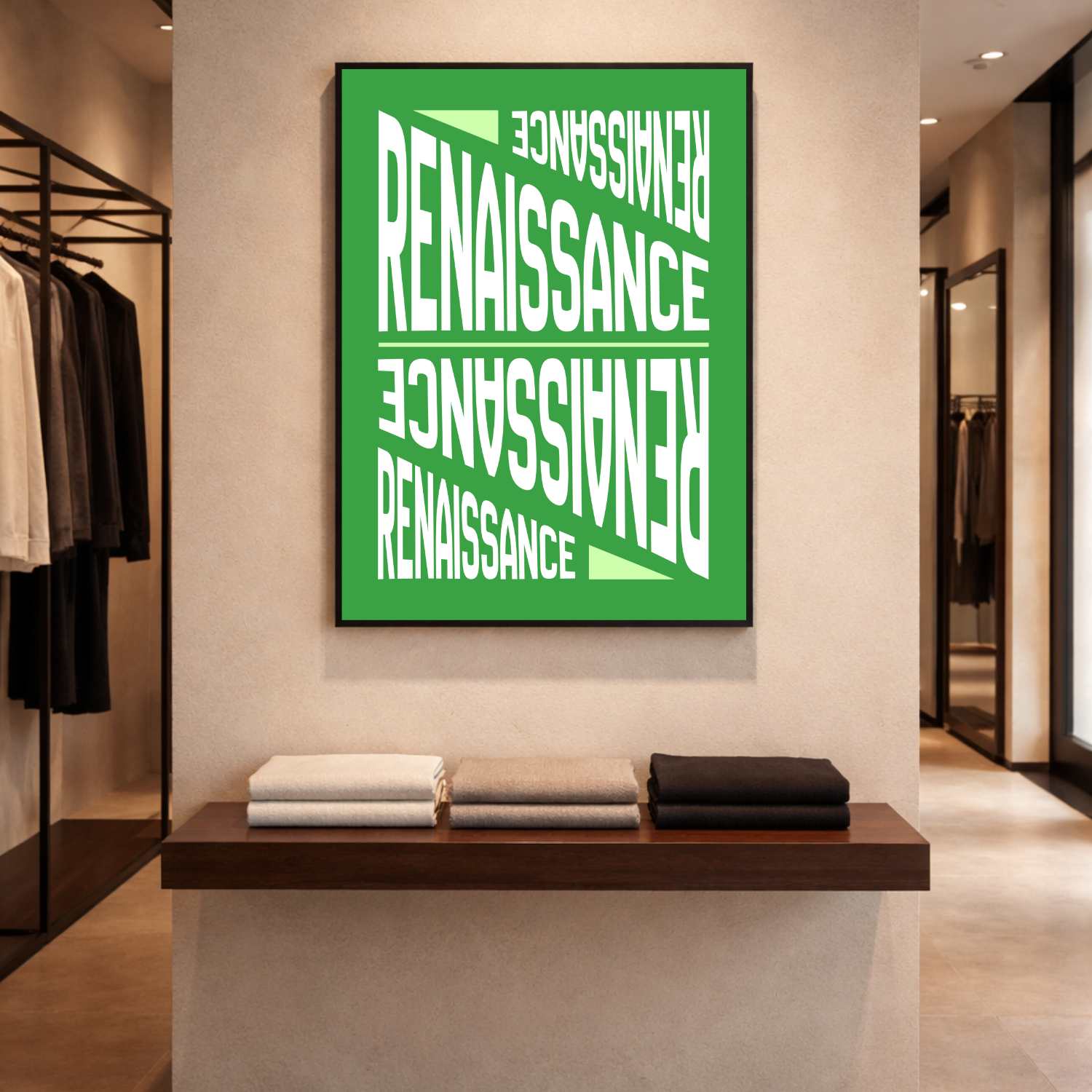 Affiche "Renaissance" contemporaine