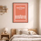 Affiche "Place du Capitole contemporaine"