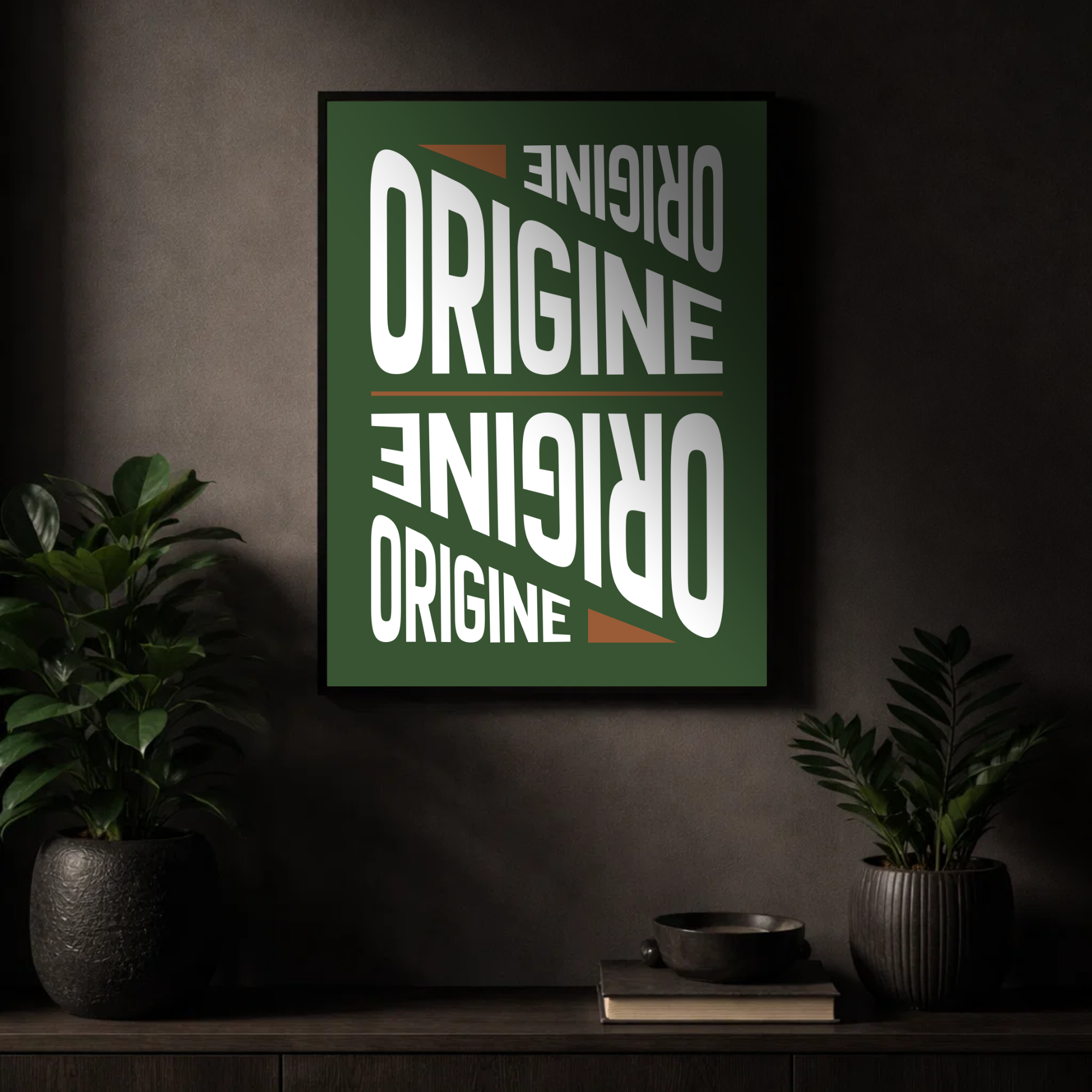 Affiche "Origine" contemporaine