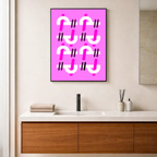 Affiche "Énergie fuchsia"