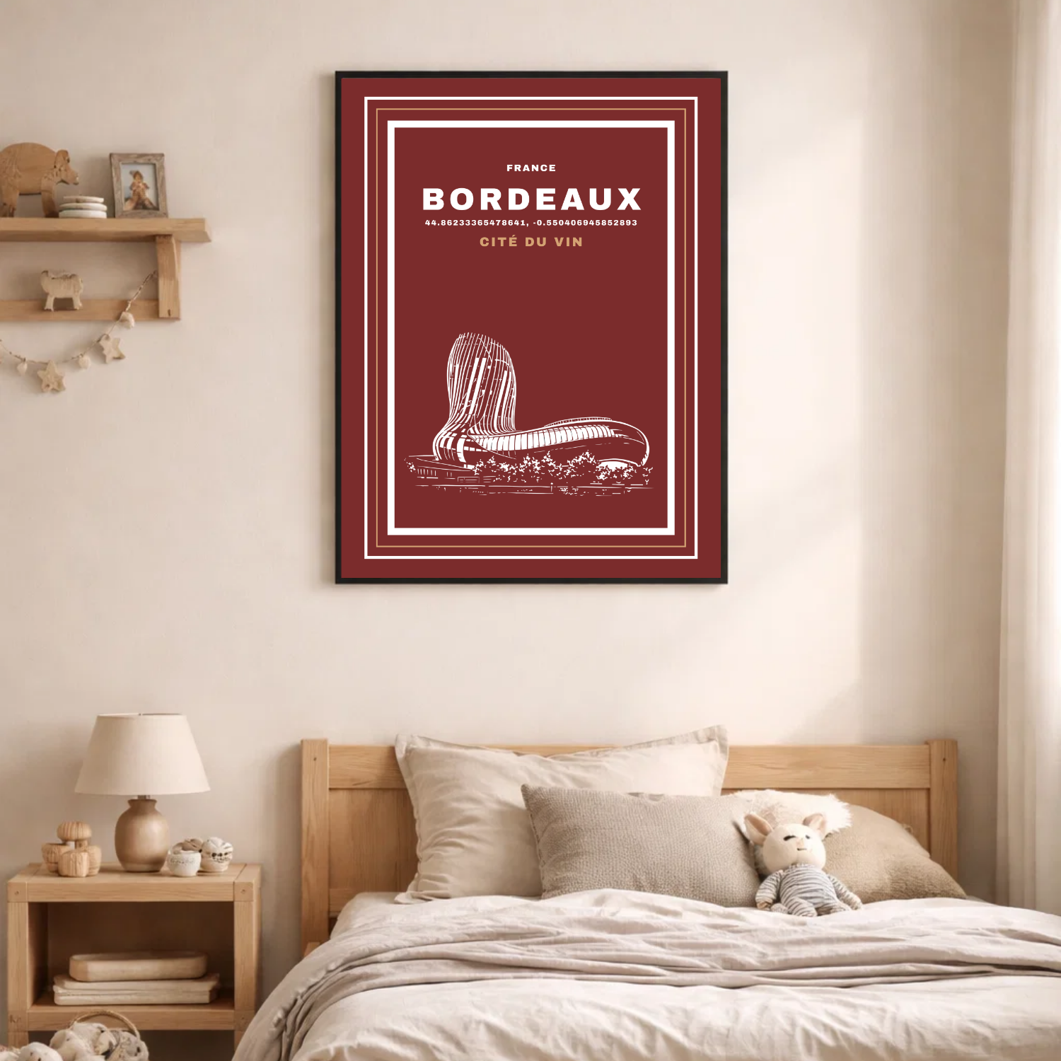 Affiche "Cité du Vin contemporaine"