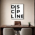 Affiche contemporaine "Discipline"