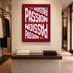 Affiche "Passion" contemporaine