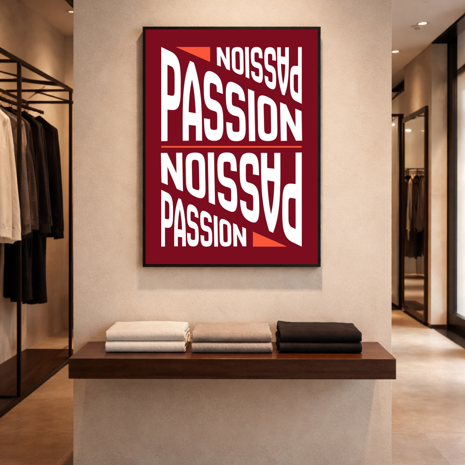 Affiche "Passion" contemporaine