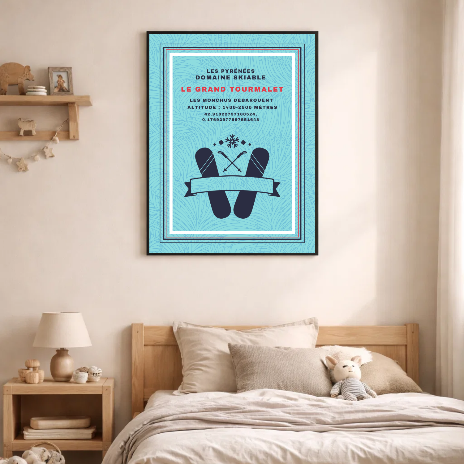 Affiche "Grand Tourmalet contemporain"