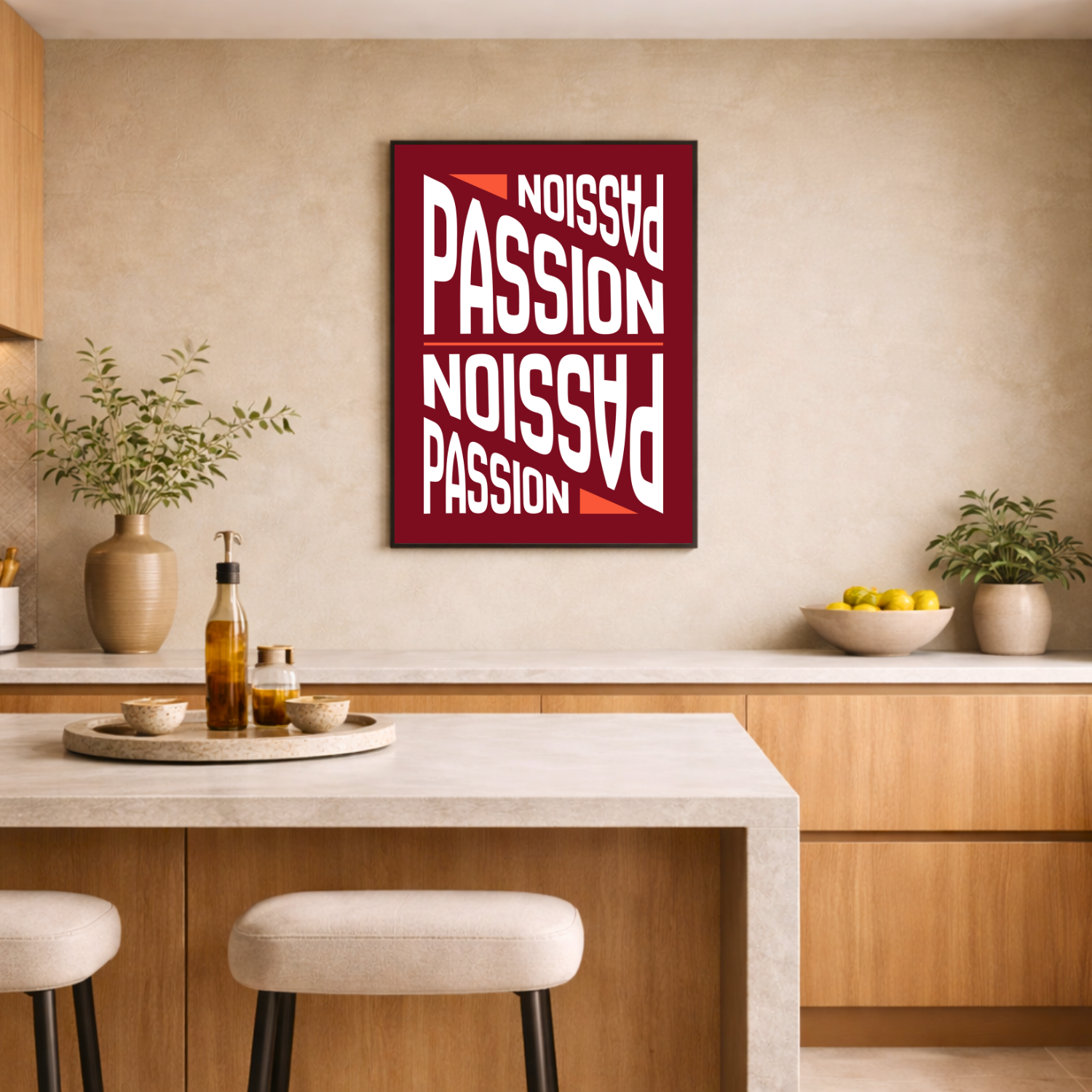 Affiche "Passion" contemporaine