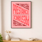 Affiche contemporaine "Prestance"