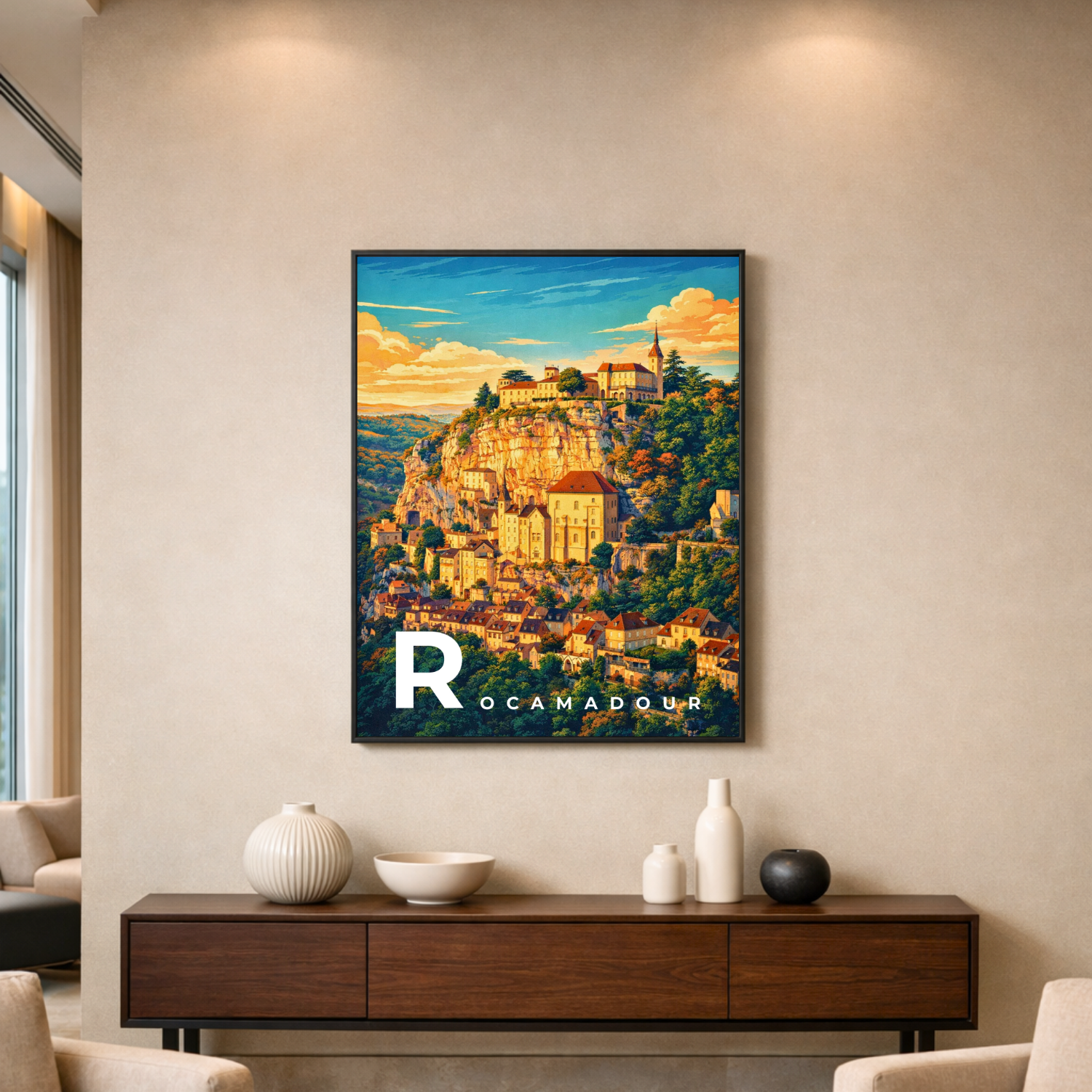Affiche Rocamadour