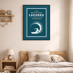Affiche "Lacanau surf contemporain"