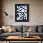 Affiche "absolu" contemporaine