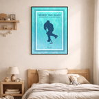 Affiche "Hockey sur glace contemporain"