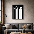 Affiche contemporaine "Rêver"